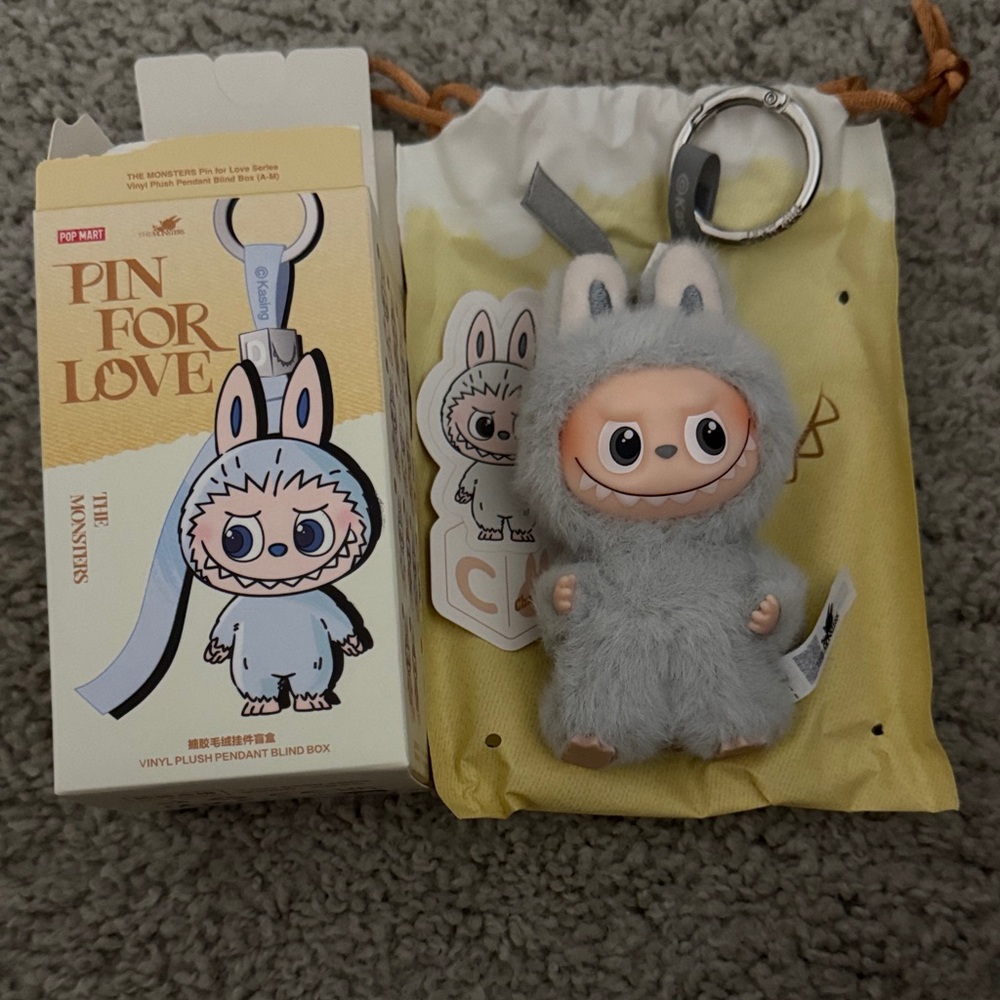 Pin for love “C” Labubu